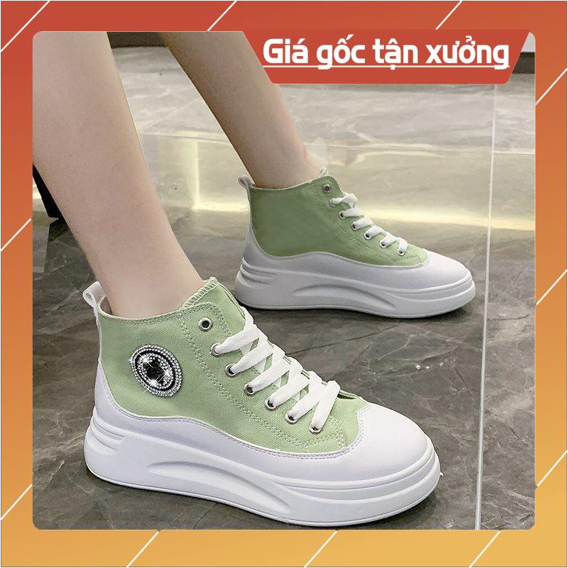 GIÀY VANS ulzzang NỮ CỔ CAO ĐẾ ĐỘN 4CM THỜI TRANG