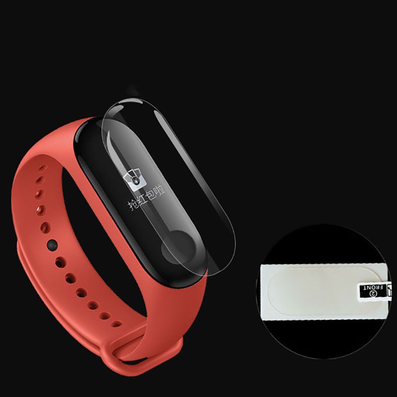 3pcs Miếng Dán Trong Suốt mặt đồng hồ Xiaomi Mi Band 3