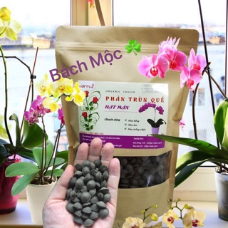 ❤ Phân trùn quế ép hạt mận / Tốt cho hoa Hồng, hoa lan và cây cảnh (01 kg) ☘️