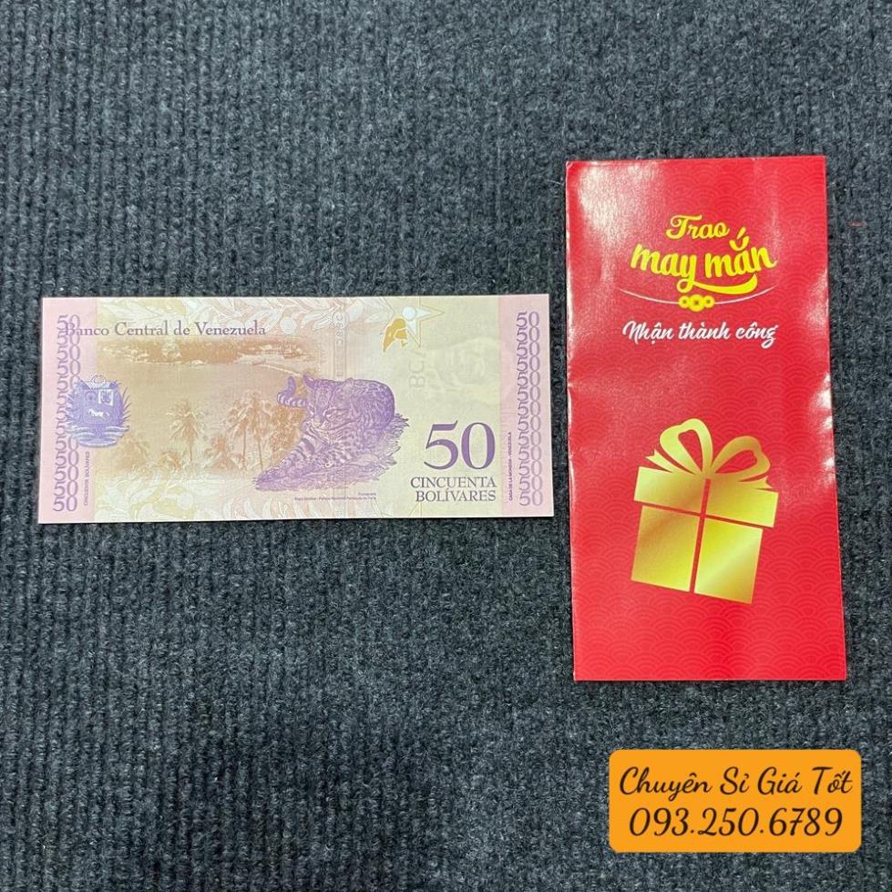 [SIÊU RẺ] Tiền Hình Con Mèo Venezuela Lưu Niệm Lì Xì Tết 2023 - TẶNG KÈM BAO LÌ XÌ