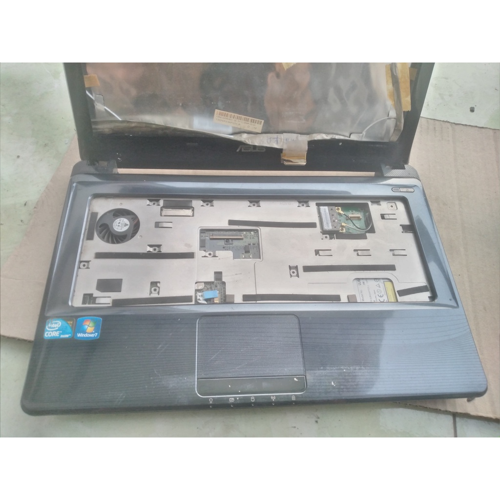 Vỏ laptop Asus A42, quạt tản nhiệt nút nguồn cáp màn hình wecam wifi loa jack nguồn bản lề bo usb nắp cd A42 A42F k42