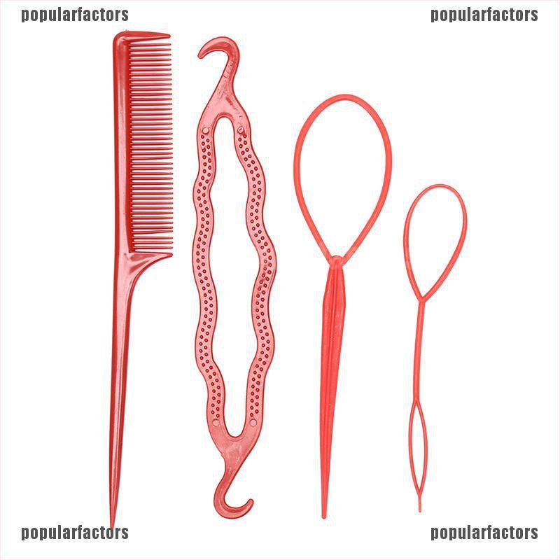 Bộ 4 Dụng Cụ Tạo Kiểu Tóc Thời Trang