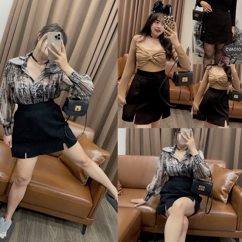 CVA010 Chân Váy A Xẻ 2 Bên Maii Thươngg Bigsize | BigBuy360 - bigbuy360.vn