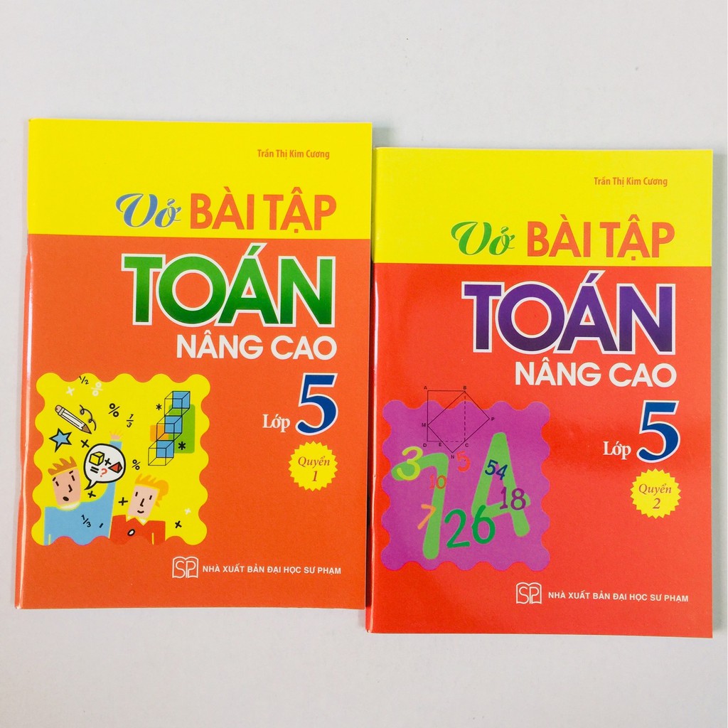 Sách - Vở Bài Tập Toán Nâng Cao Lớp 5 - Combo 2 quyển