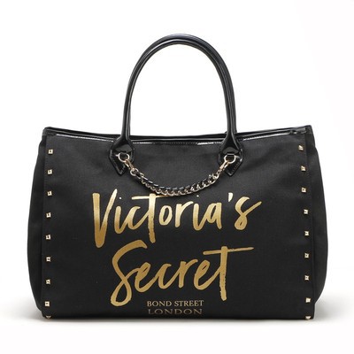 VICTORIA'S SECRET (Hàng Có Sẵn) Túi Tote Đeo Vai Chất Liệu Vải Cao Cấp Vs Victoria 's Secret