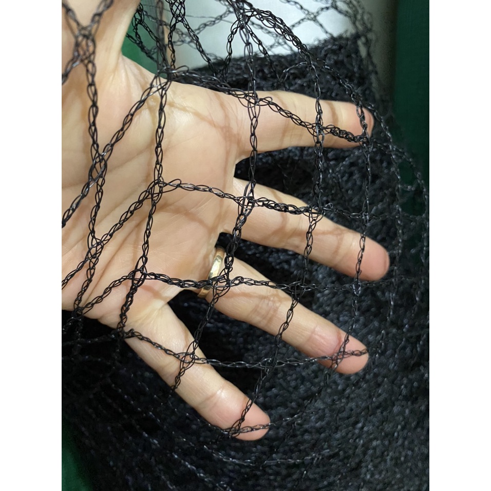 Lưới cước rào gà , rào vườn leo, cây leo, giàn leo  khổ  rộng 2m, giá bán theo m dài - màu đen