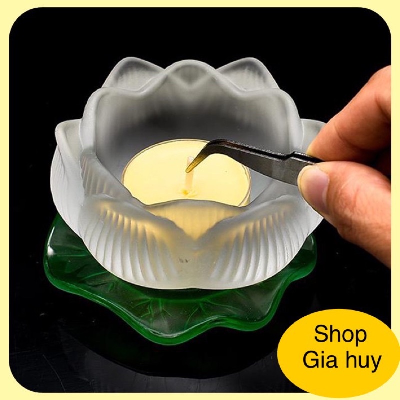 Đế Nến hoa sen lưu ly ✅nhiều màu ✅ chất lương tốt ➕ giá sẻ