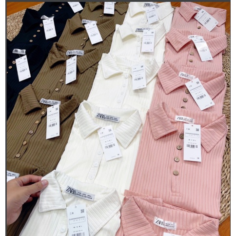 LN75_ Áo len nữ polo dài tay, Áo len tăm polo | BigBuy360 - bigbuy360.vn