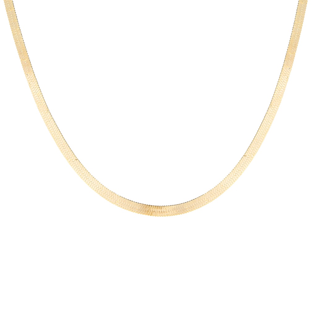 Fashion Clavicle Blade Chain Women Gold Silver Color 35+5cm Snake Choker Necklace