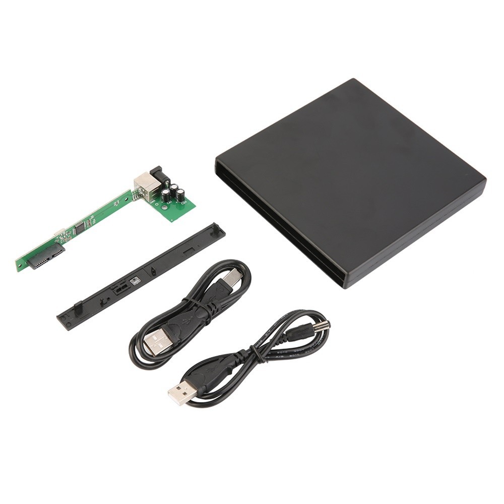 COD💙Vỏ ngoài ổ đĩa USB 2.0 DVD CD DVD-Rom SATA cho laptop | BigBuy360 - bigbuy360.vn