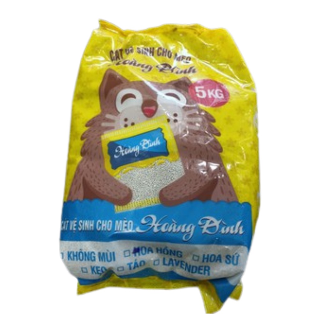 [Rẻ vô Địch][Có Sẵn]Cát Vệ Sinh Cho Mèo Hoàng Đình Bao 5kg