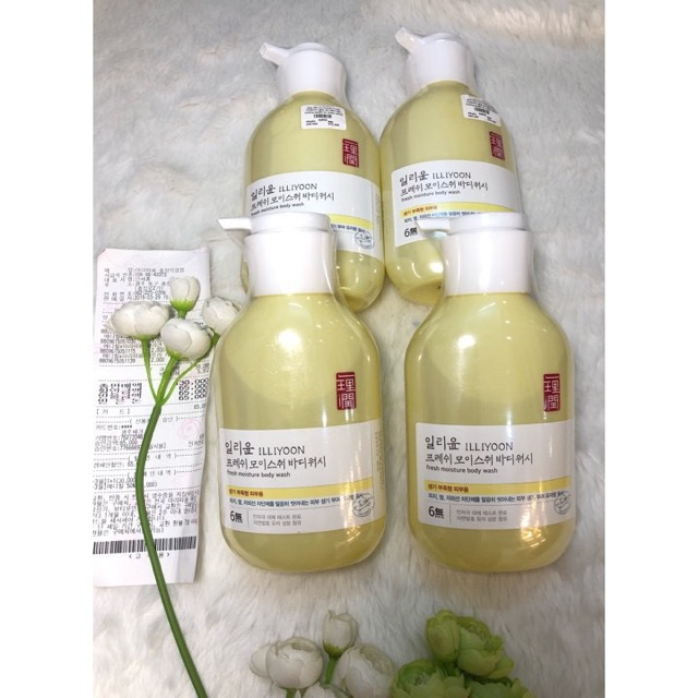 Sữa tắm ILLIYOON fresh moisture body wash