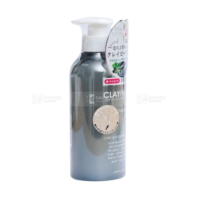 Gel tẩy da chết NHẬT BẢN Claypathy Clear Peeling 300ml-[Hàng Nhật Nội Địa]