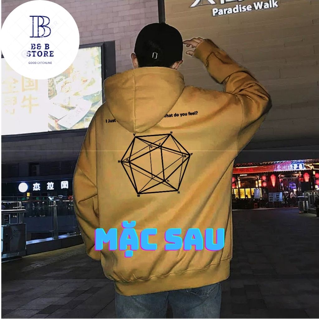 &lt;FREE SHIP&gt; ÁO HOODIE NỈ NGOẠI NAM NỮ UNISEX FORM RỘNG BAO ĐẸP, BAO CHẤT
