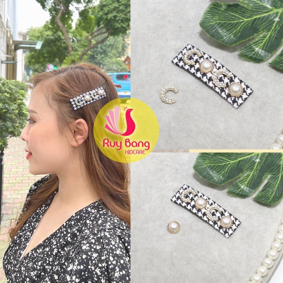 Phụ kiện mạ kim đính đá nguyên liệu dùng gắn bờm/cài đính đá, dây buộc tóc phong cách Hàn Quốc - link 2