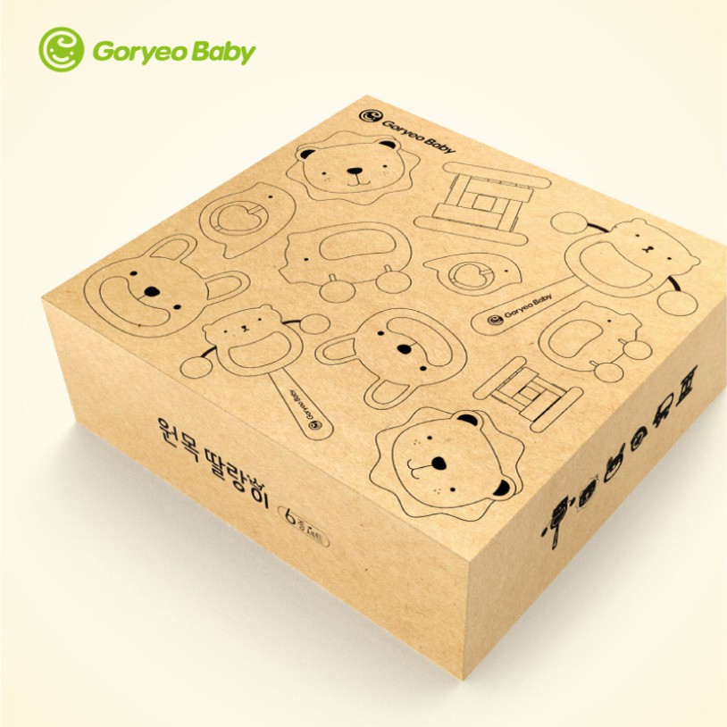 Bộ xúc xắc gỗ Hàn Quốc Goryeo Baby
