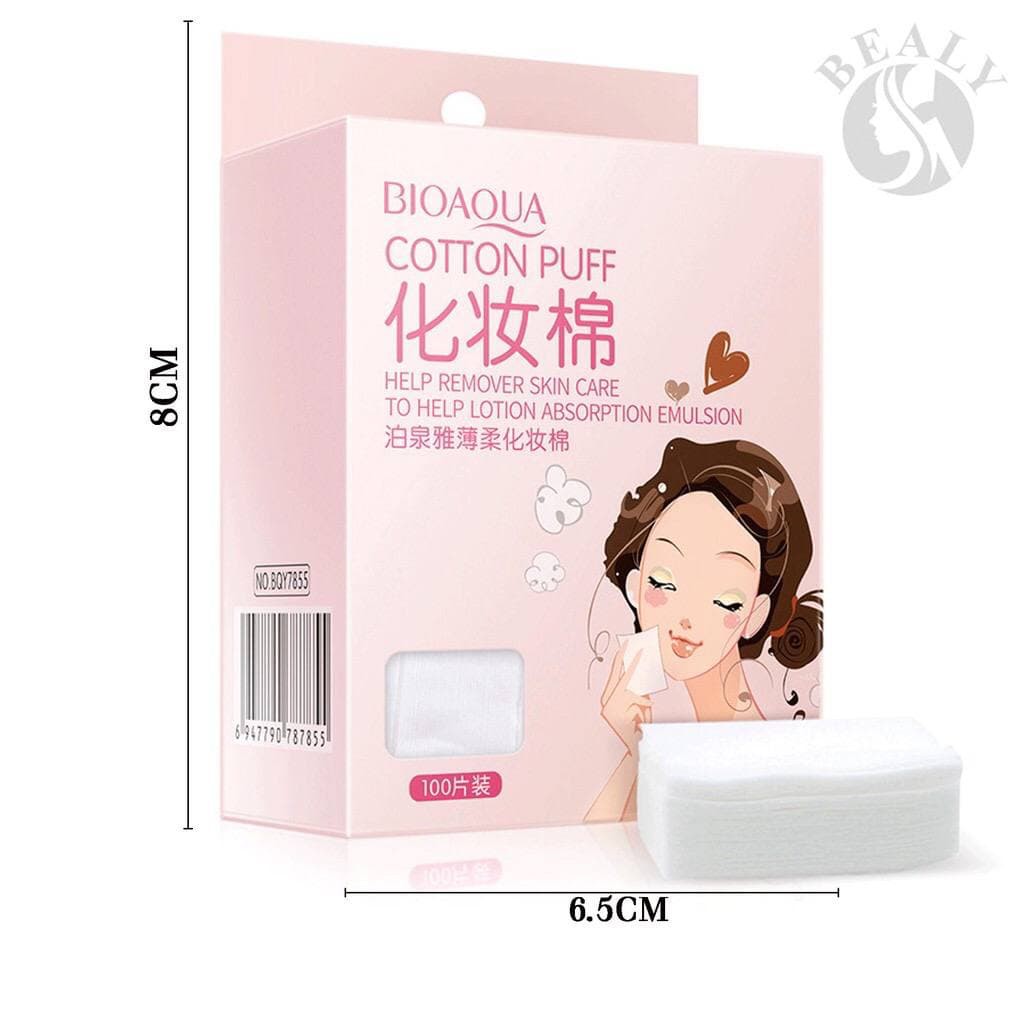 Bông Tẩy Trang BioAqua 1 Hộp 100 Miếng Hàng Nội Địa Trung | BigBuy360 - bigbuy360.vn