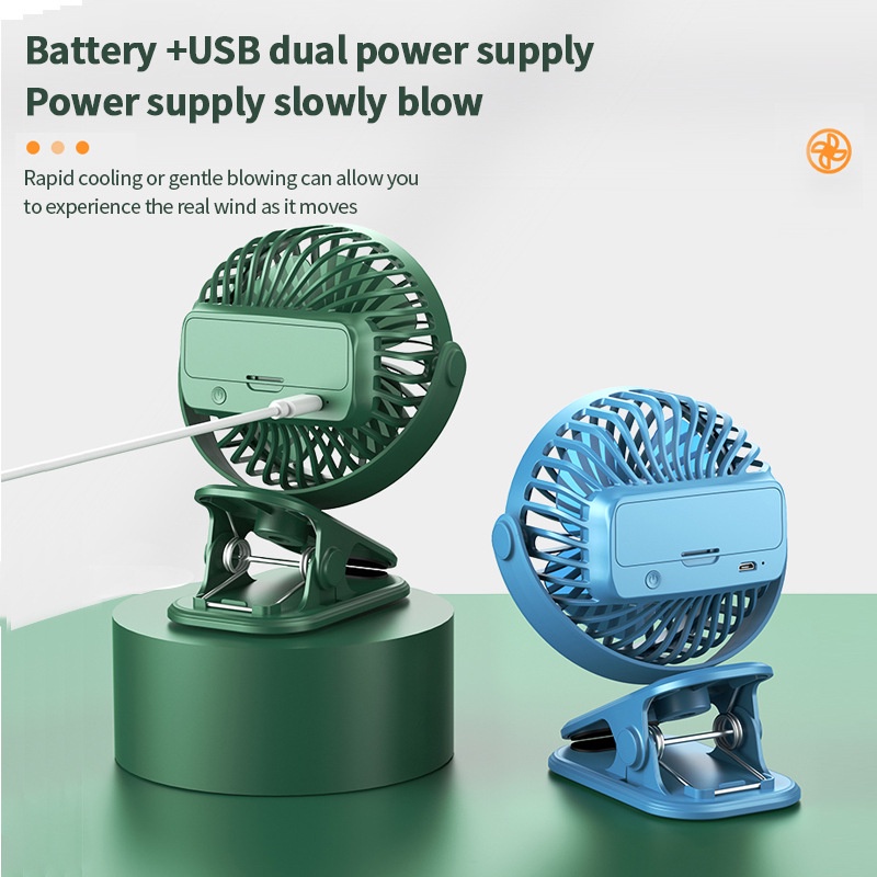 Hàng Mới Về Mới Quạt Điện Không Dây Dạng Kẹp 2022 Dễ Sử Dụng