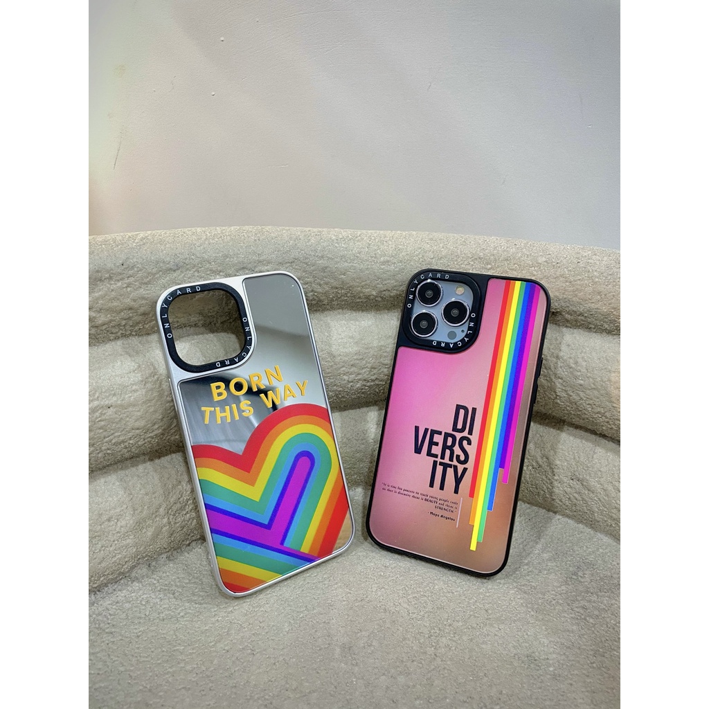 Ốp lưng thông minh ONLYCASE_RAINBOW_55/Onlycard Dành cho các dòng IPhone 7/7plus/8/8plus/x/xr/xs/11/12/13/pro/promax