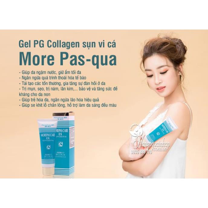 Gel Dưỡng PG Collagen Sụn Cá Hồi Morepas Care Ex Nhật Bản