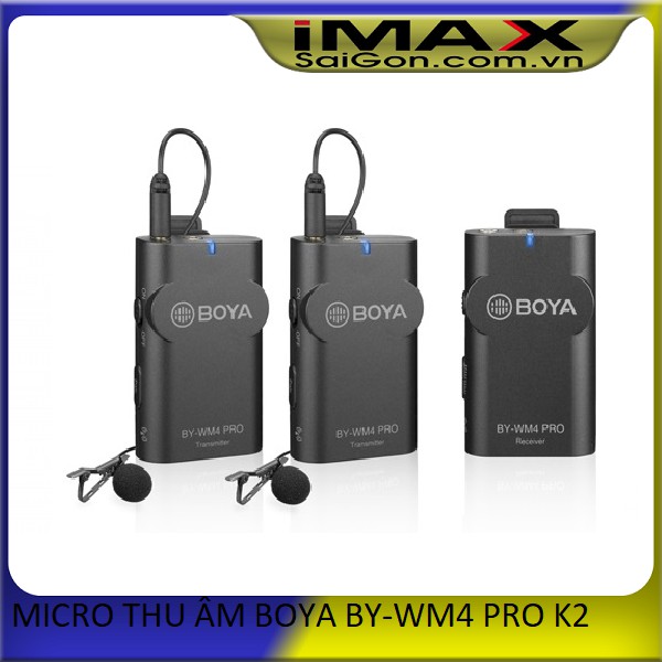 [Mã ELHACE giảm 4% đơn 300K] MICRO THU ÂM BOYA BY-WM4 PRO K2-HÀNG CHÍNH HÃNG