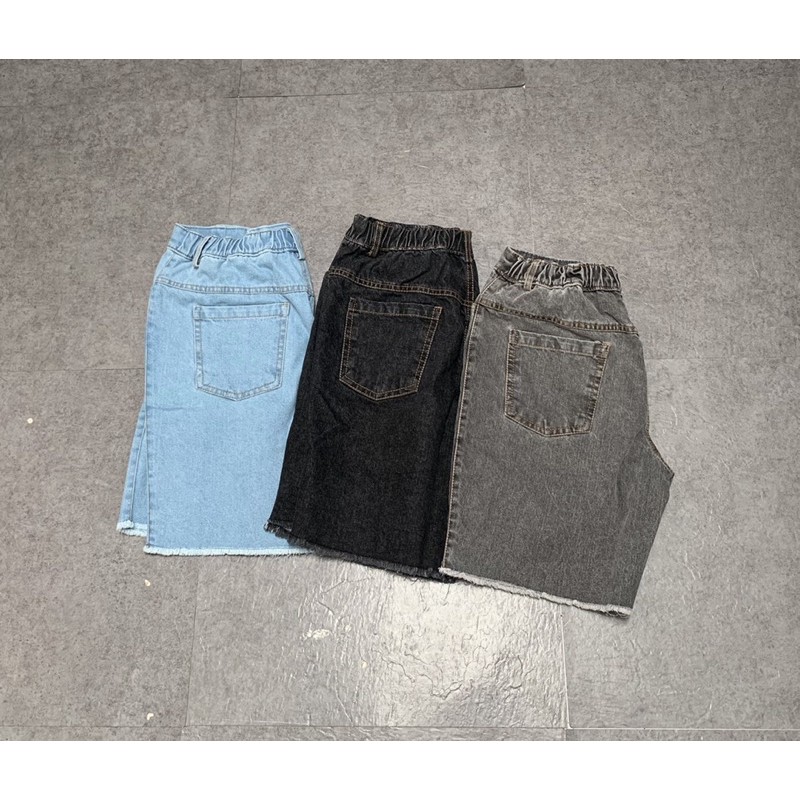 ✅Freeship✅ Quần ngố jean mềm. Hình cận vải shop chụp