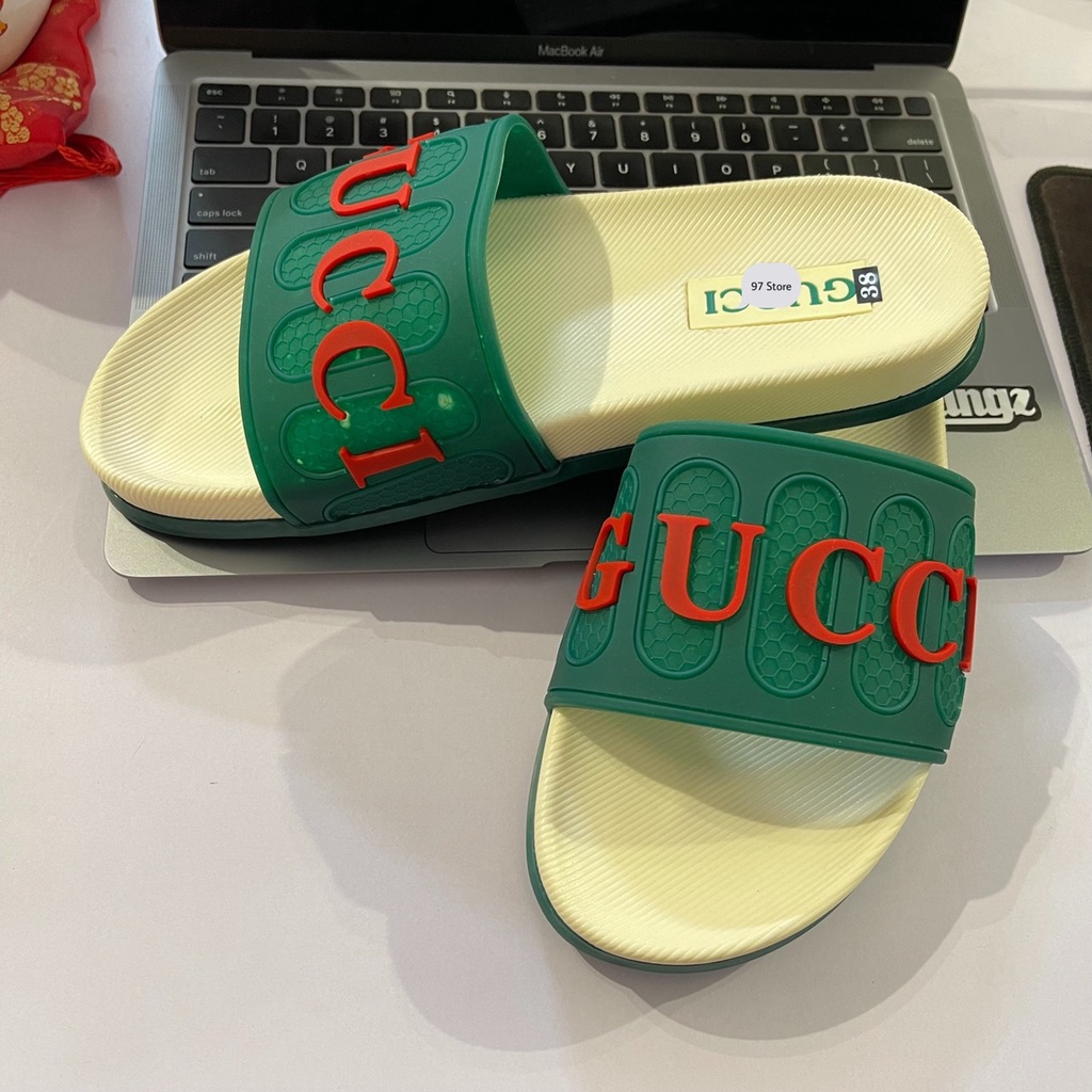 Dép gucci nam, dép quai ngang gucci mềm 2 lớp đế