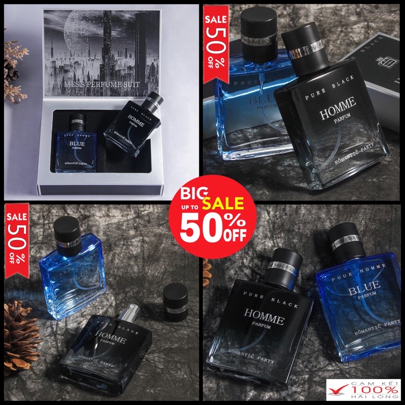 [XẢ KHO] 2 chai nước hoa cao cấp nhập khẩu nội địa 2021 fulbo