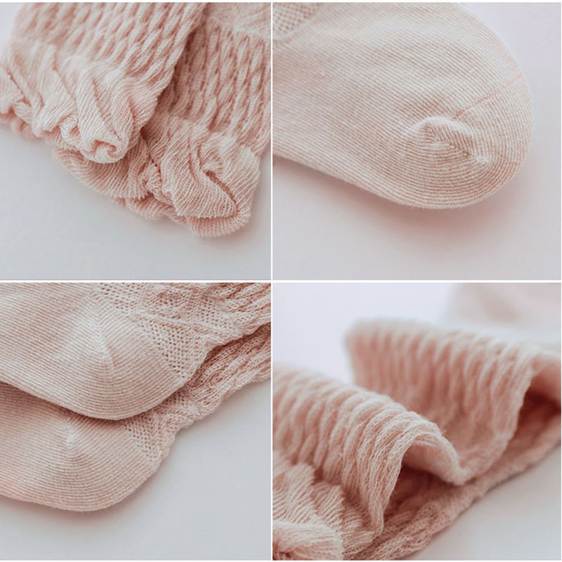Đôi vớ cotton phối ren xinh xắn dành cho bé gái