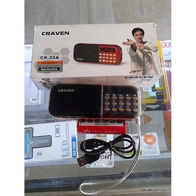 Loa Thẻ Nhớ USB Đài FM Craven CR25A