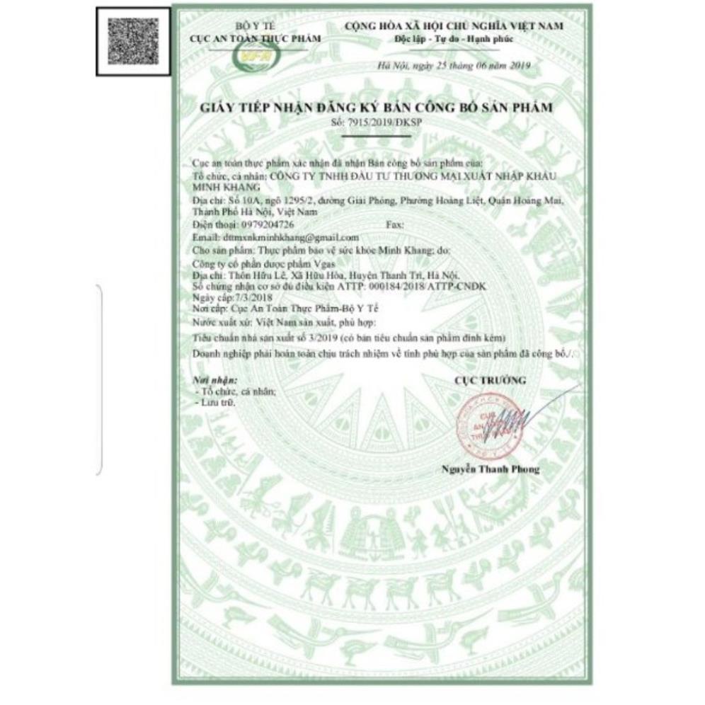 Cao Ho Minh Khang - Hỗ trợ giảm ho, long đờm