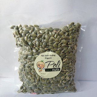 Hạt Bí Xanh Organic Ấn Độ Tách Vỏ Rang Khô 500g