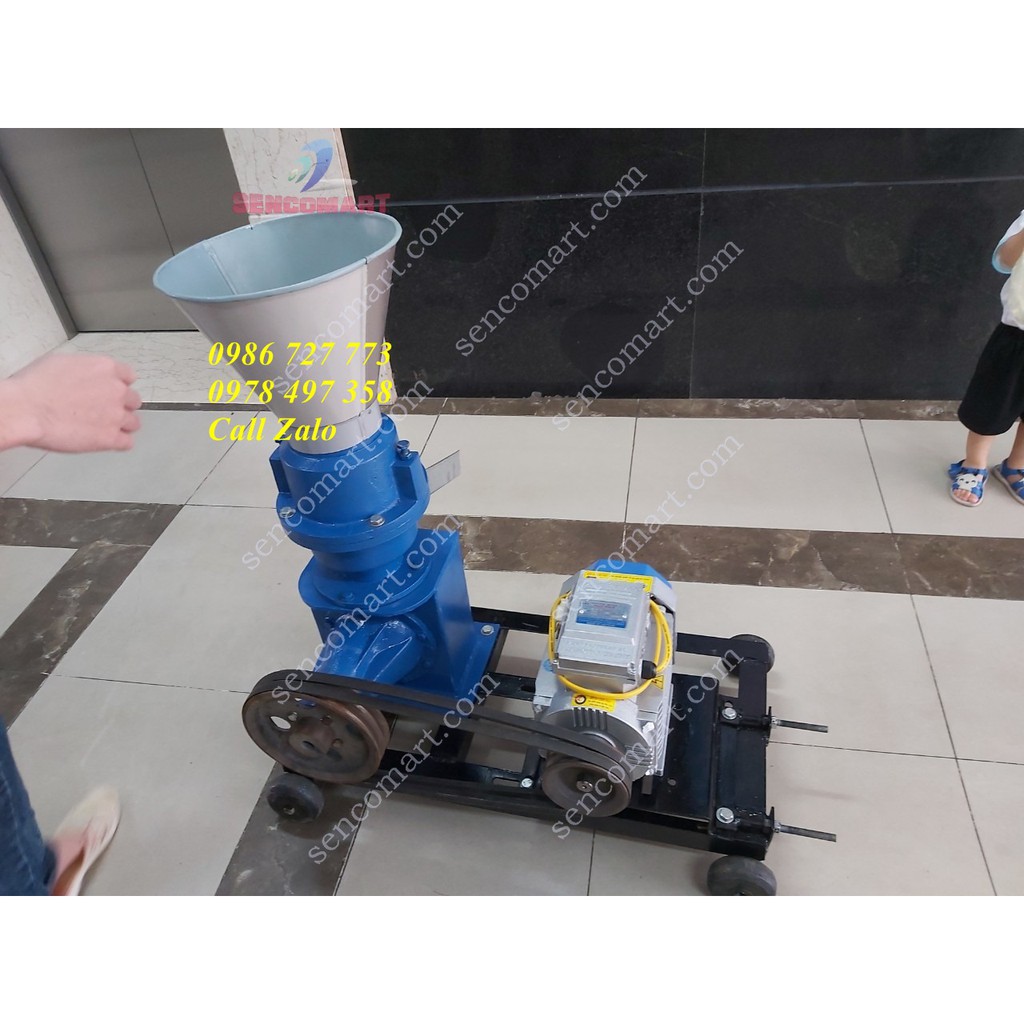 XẢ Máy ép cám viên cho gà vịt, lợn chạy dây curoa S180 PLUS giá rẻ