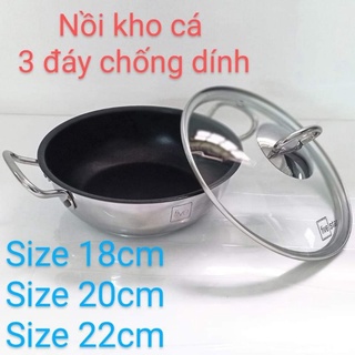 Nồi kho cá chống dính bếp từ