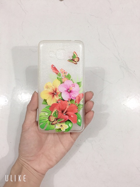 Ốp hoa bướm đính đá sam sung J2 Prime,G530,G531