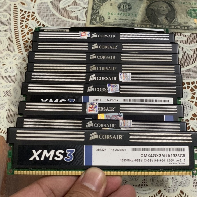 Ram - DDR3 - 4G - Bus 1333/1600/1866/2400 Kingmax,Kington Fury,Gkill,Team,Corsair Tản Nhiệt... - Vi Tính Bắc Hải
