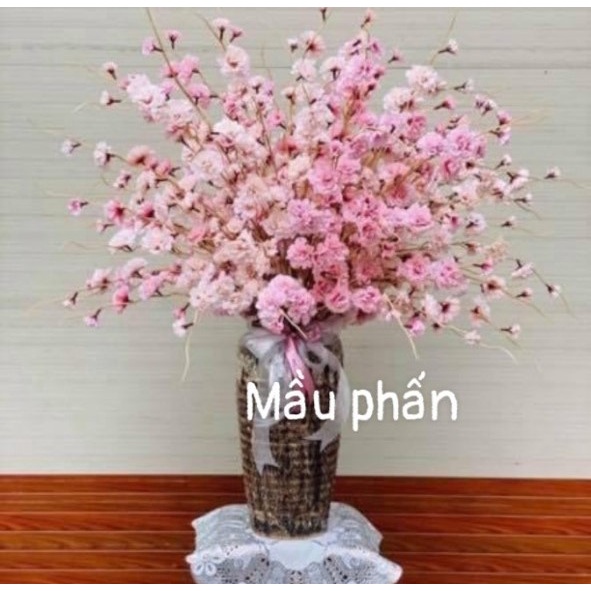 Cành Đào Giả, Cành Đào Râu 1m Trang Trí cửa hàng, đa dạng màu sắc