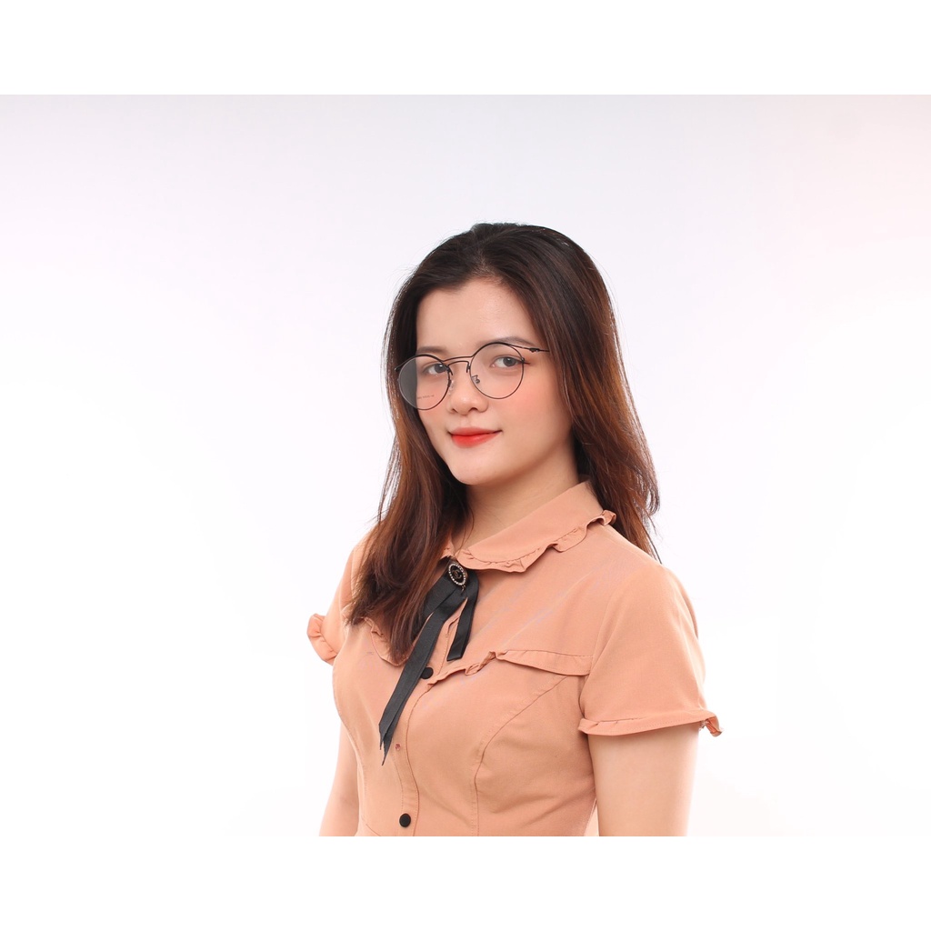 Gọng kính hợp kim siêu nhẹ siêu bền hợp thời trang Ouress 5593