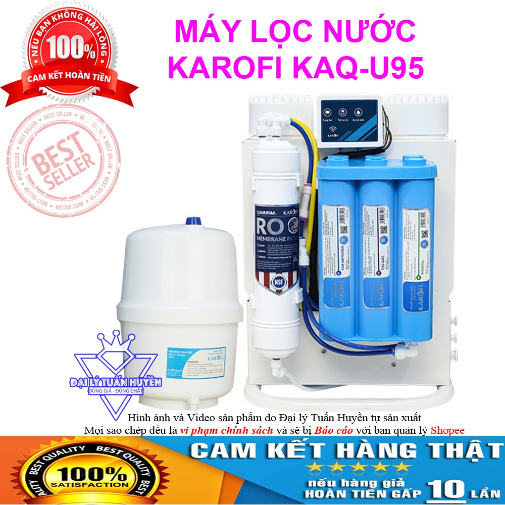 [HÀNG CHÍNH HÃNG] MÁY LỌC NƯỚC KAROFI KAQ-U95