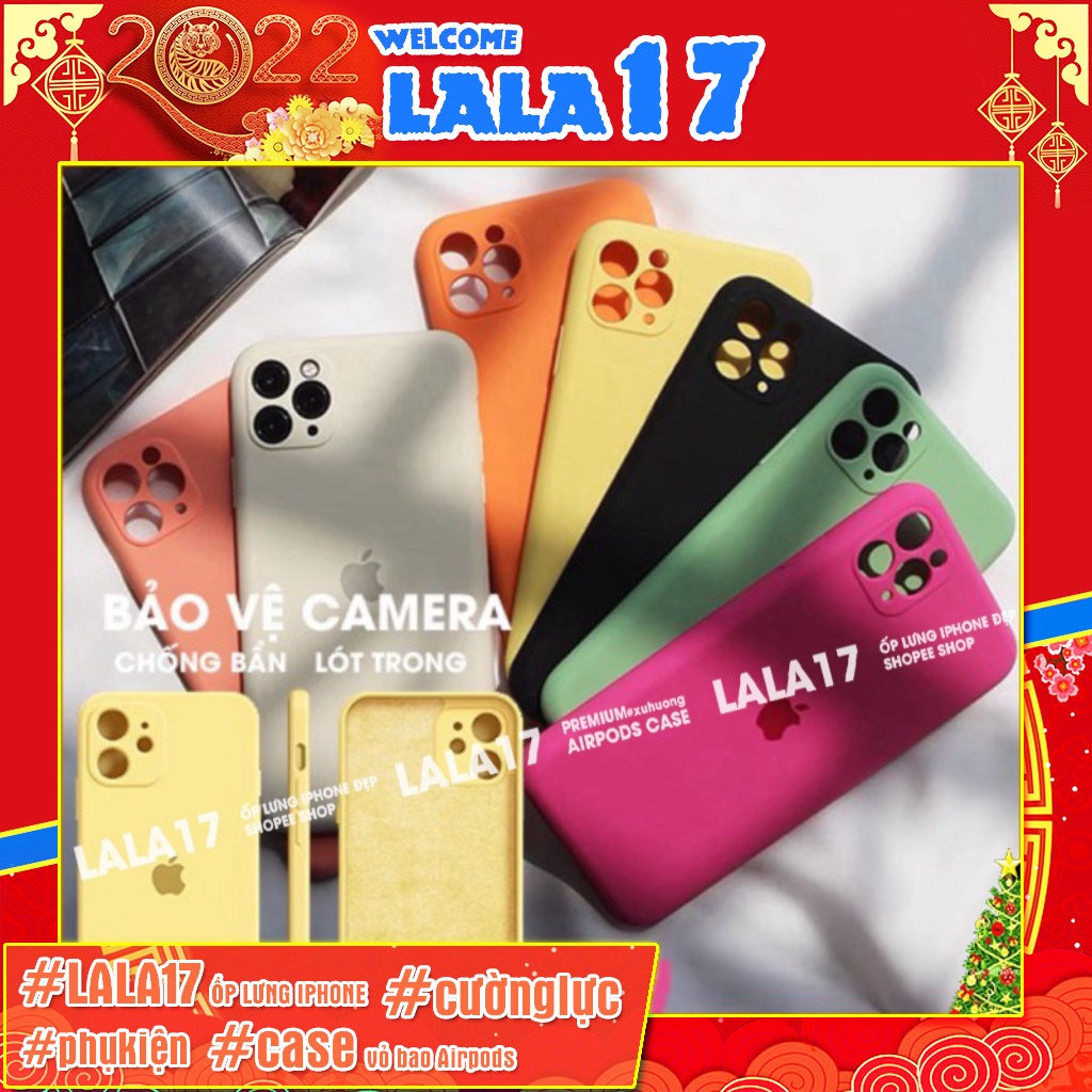 Ốp lưng iphone full viền bảo vệ camera chống bụi bẩn ip/6/6plus/6s/6splus/7/7plus/8/8plus/x/xs/11/12/pro/max/plus/promax