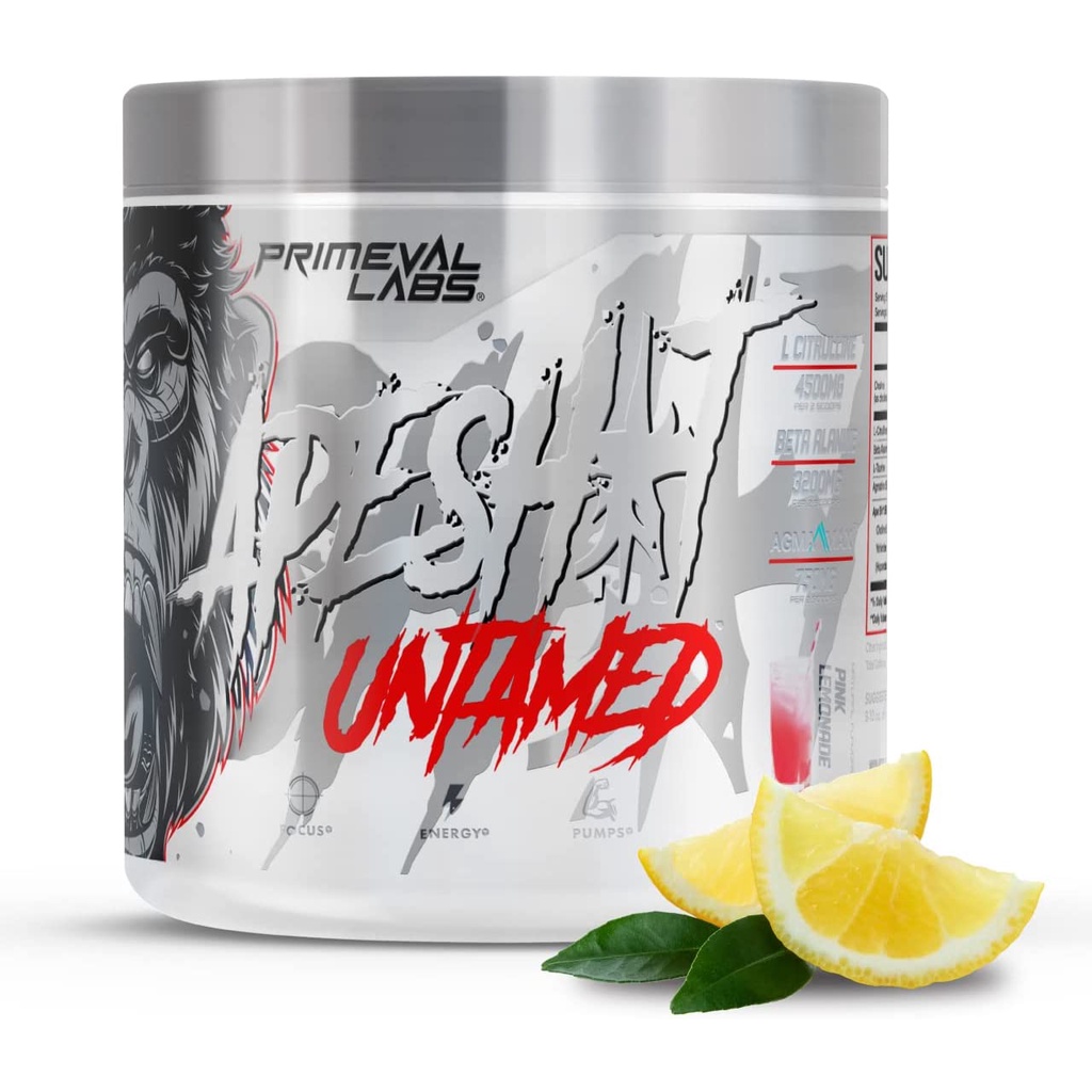 Pre Workout Primeval Labs Apeshit Untamed Tăng Sức Mạnh Tập, Tăng Hiệu Suất Tập Luyện 270 Gram