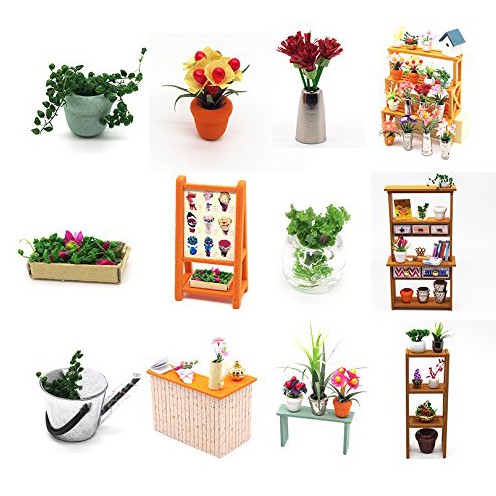 Cutebee DIY Mô hình nhà gỗ búp bê tự hoàn thiện M09