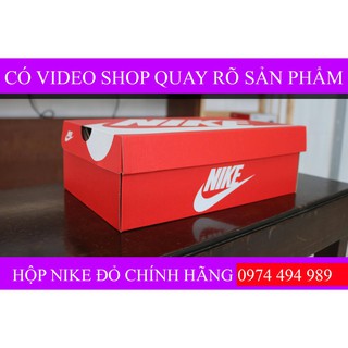 Hộp giày nike đỏ chính hãng thanh lý giá sỉ