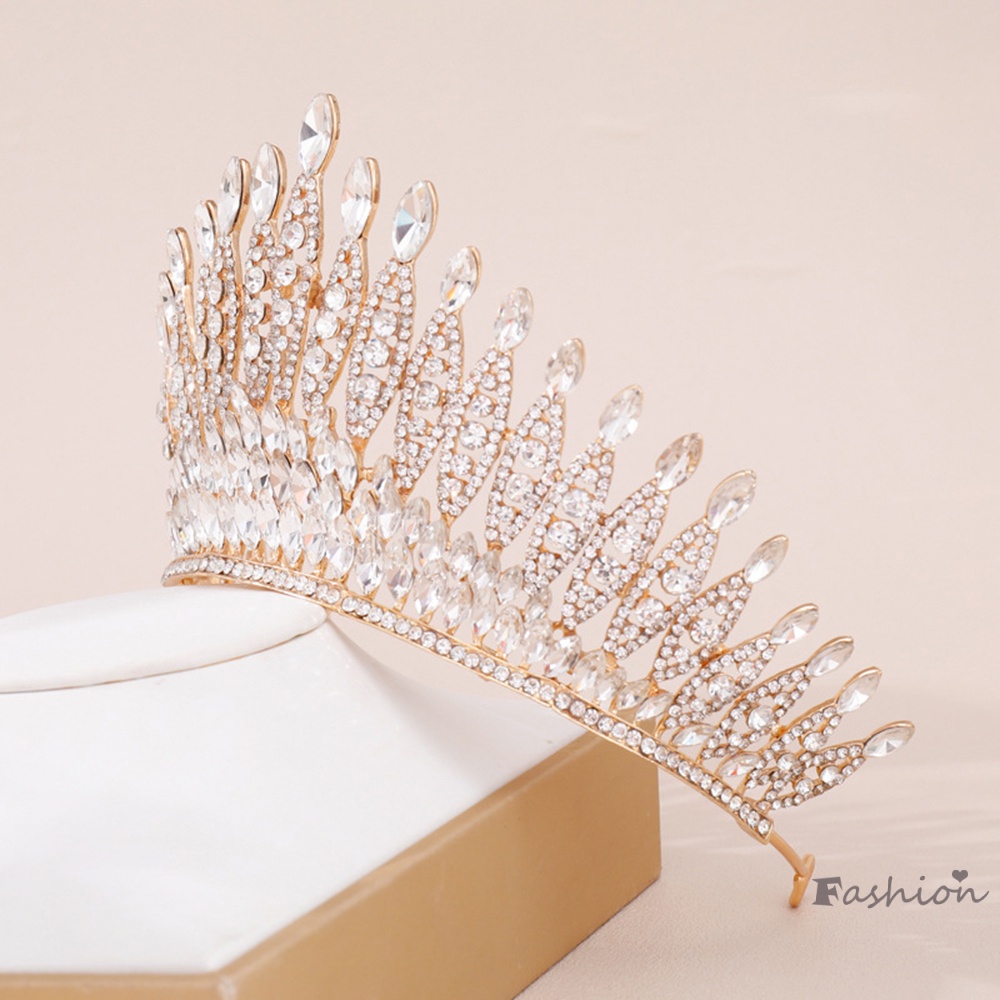 Vương Miện Đính Đá Lấp Lánh Nhiều Màu Sắc Trang Trí Sân Khấu