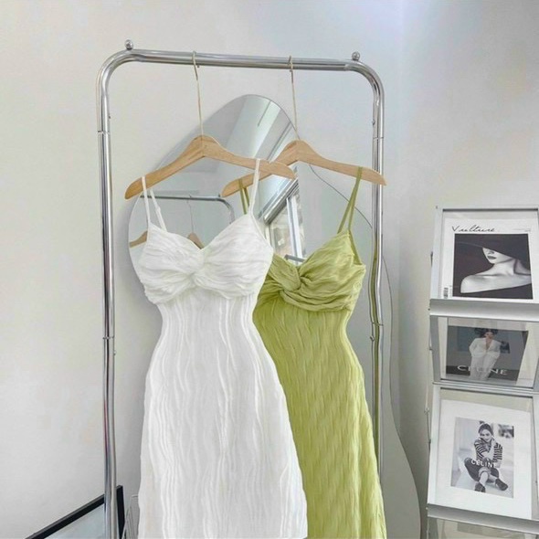 đầm 2 dây dáng dài xòe chất xốp đẹp xịn xoắn ngực