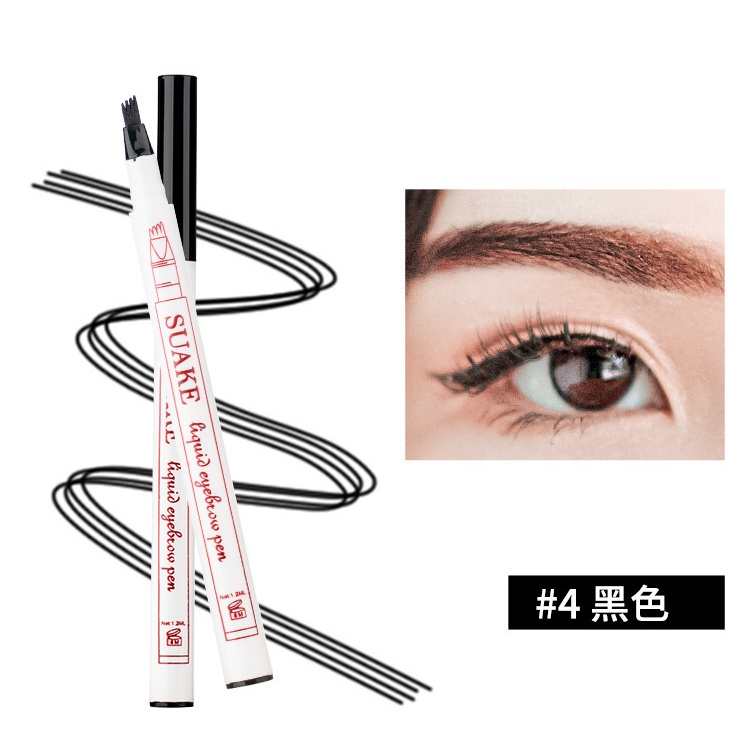 Bút chì kẻ lông mày bốn góc chống thấm nước không dễ lem nhòe | BigBuy360 - bigbuy360.vn