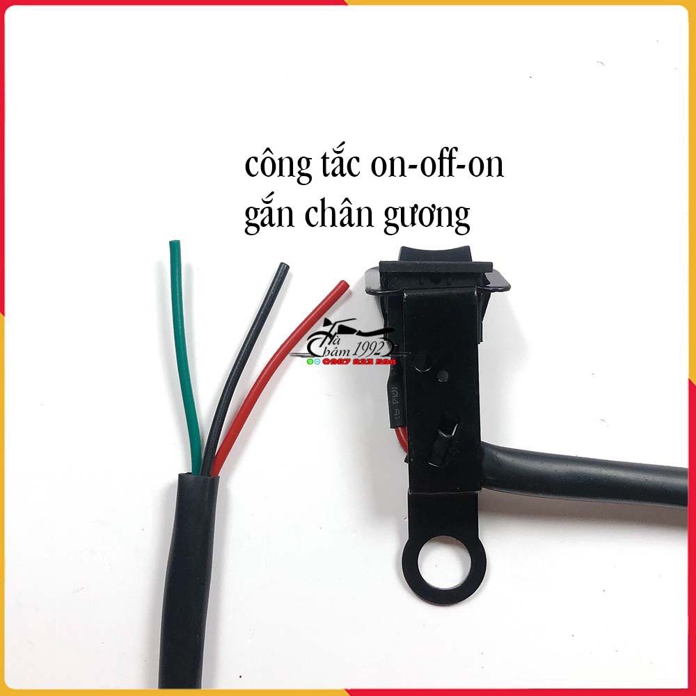 ★ Công Tắc On-Off-On Có Gắn Chân Gương Hoặc Độ Chế Vào Vị Trí Tùy Chọn ★