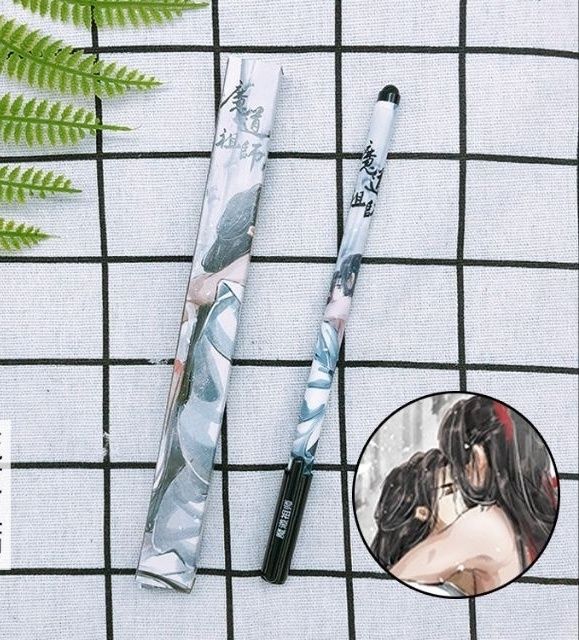 Bút gel nước cute Ma Đạo Tổ Sư K02 Lam Trạm Ngụy Anh Vong Tiện