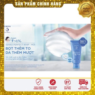 [Hàng Chính Hãng] Sữa Rửa Mặt Senka Perfect Whip Xanh