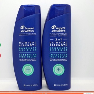 Head shoulder Dầu gội Mỹ Clinical strength 400ml